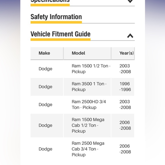Brand new Dodge belt - Picture 3 of 3